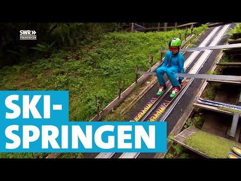 Junges Skispring-Talent Julian Hillmer