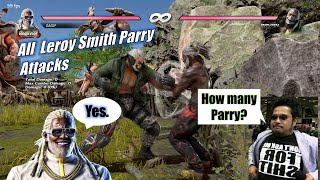 All Parry Attacks by Leroy Smith | Tekken 7