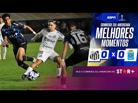 Gols e lances de Santos x Blooming