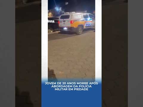 Jovem de 20 anos morre após abordagem da Polícia Militar em Piedade