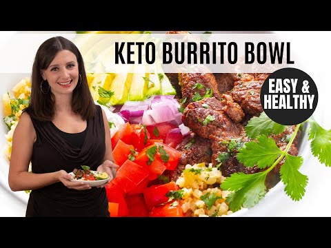 Healthy KETO BURRITO BOWL: Fulfill That Chipotle Craving FAST!