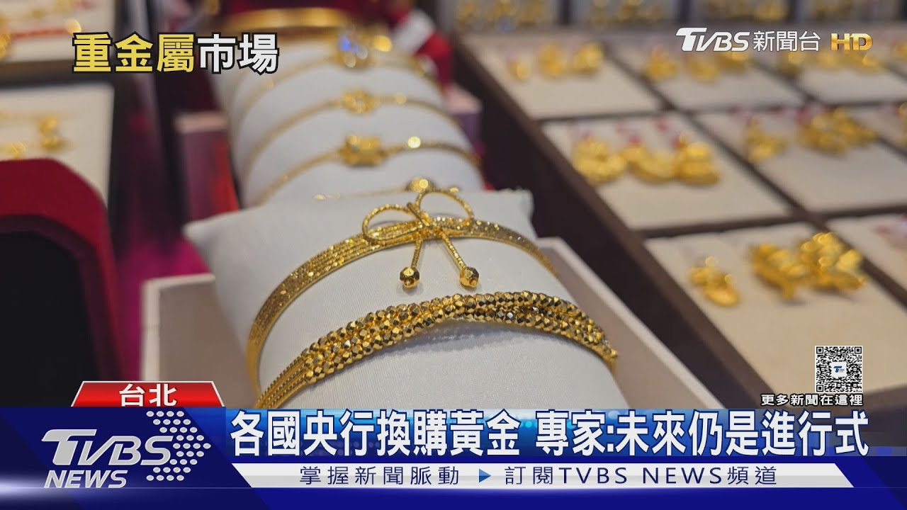 釋出美元!各國瘋搶黃金避險 專家:未來恐漲至5000美元