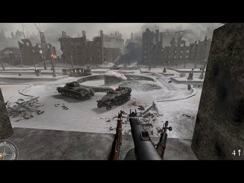 WW2 - Stalingrad Sniper - Comrade Sniper - Stalingrad City Hall Defense - Call of Duty 2