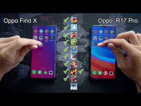 Oppo Find X VS Oppo R17 Pro Speed test Game apps