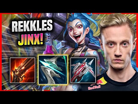 REKKLES IS INSANE WITH JINX! - KC Rekkles  Plays Jinx ADC vs Caitlyn! | Season 2022