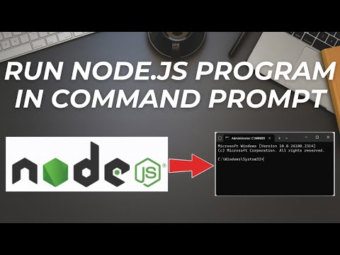 How to Run Node.js Program in Command Prompt