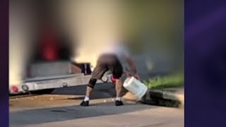 Food Truck Operator Caught on Camera Dumping in Storm Drain
