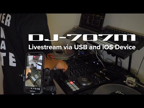 Roland DJ-707M: How to Livestream via USB and iOS