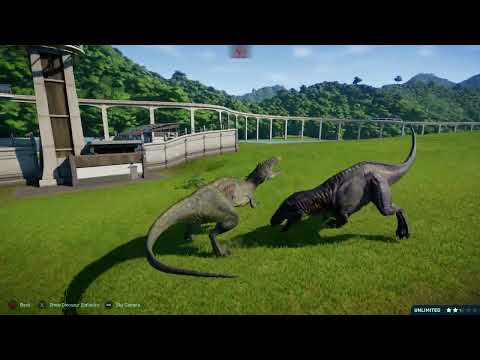 **Jurassic World Evolution: Acrocanthosaurus vs Carcharodontosaurus**