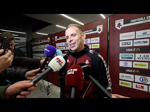 FC Metz - RC Lens: Gauthier Hein's reaction after the Grenats' 2-0 victory #ligue1 #fcmetz