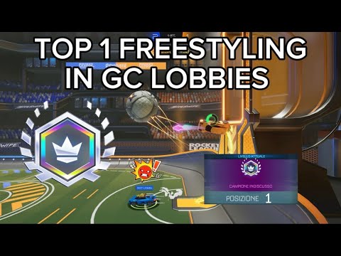 Top 1 Freestyling in GC Lobbies | Rocket League Sideswipe 