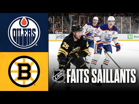 Oilers vs Bruins | Faits saillants