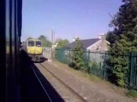 irish rail 201 class passing the MRSI 12 counties railtour in 2010