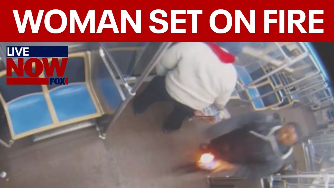 Man sets woman on fire on Chicago train "terrorist attack"