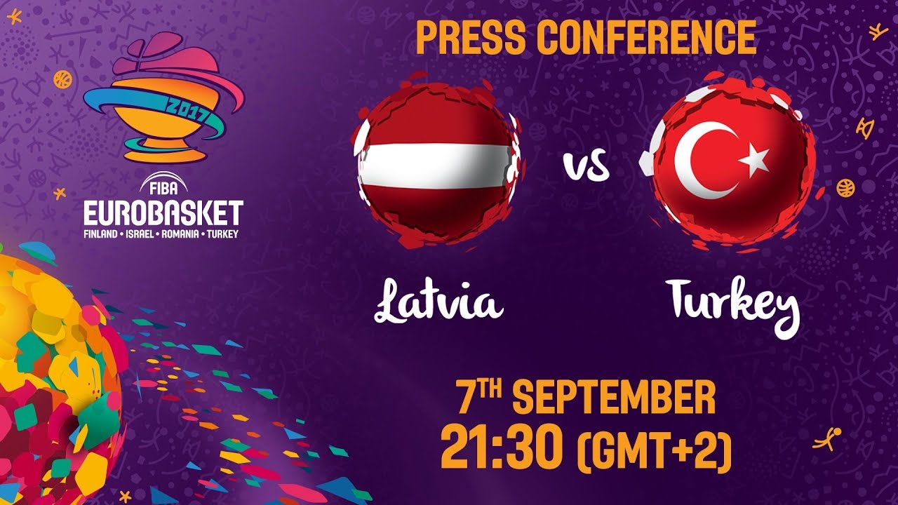 Latvia (LAT) vs Turkey (TUR) Group Phase (GP) FIBA EuroBasket 2017
