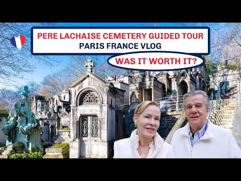 Famous Graves of Pere Lachaise Cemetery Guided Tour | PARIS France Vlog