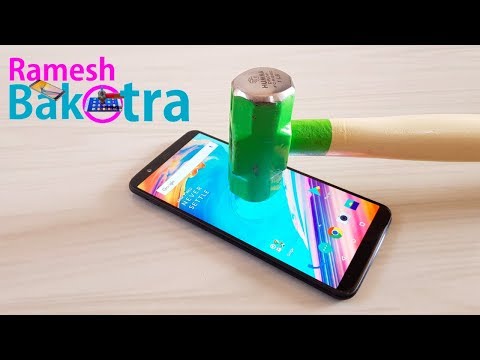 OnePlus 5T Screen Scratch Test Gorilla Glass 5
