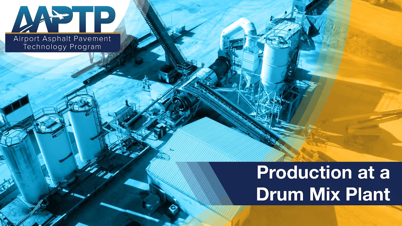 Production at a Drum Mix Plant