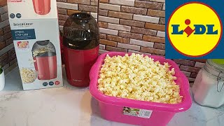 Unboxing Testing SilverCrest popcorn Maker  /LIDL appareil à PopCorn