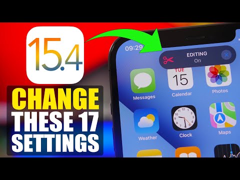 iOS 15.4 - Settings You NEED TO Change Immediately !