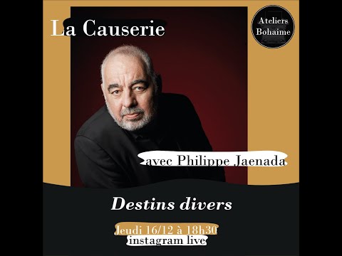 La Causerie #16: avec Philippe Jaenada, Destins divers