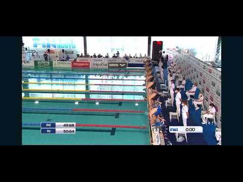 Marco Magrini 100 farfalla Assoluti Aprile 2022 Riccione