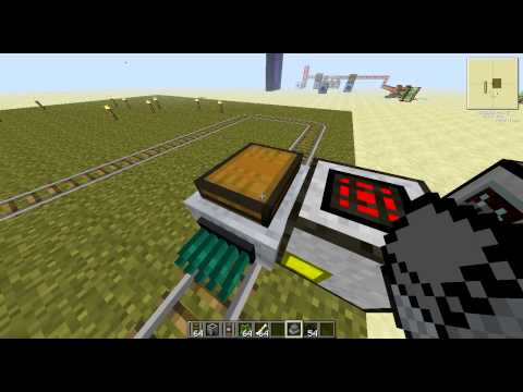 Tree farm w/ Steve's Carts mod! (Feed the beast)