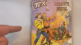 Tex número 220, editora Globo, ano 1988, Tex O labirinto mortal