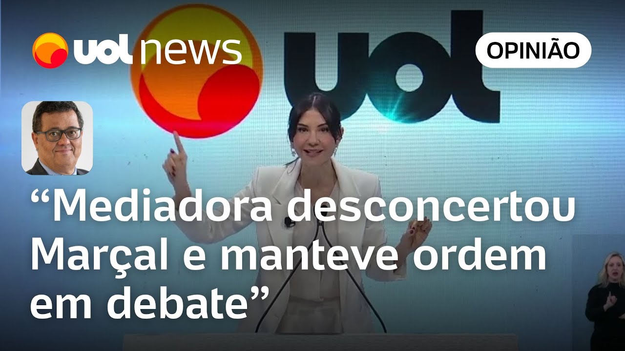 Pulso firme de Amanda Klein controla brigões e dá vitória ao eleitor no debate RedeTV/UOL | Tales