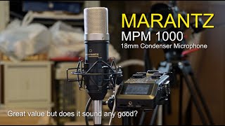 Video thumbnail for Marantz MPM 1000 Condenser Microphone Review. Great value for money but does it sound any good? by Avp Studios