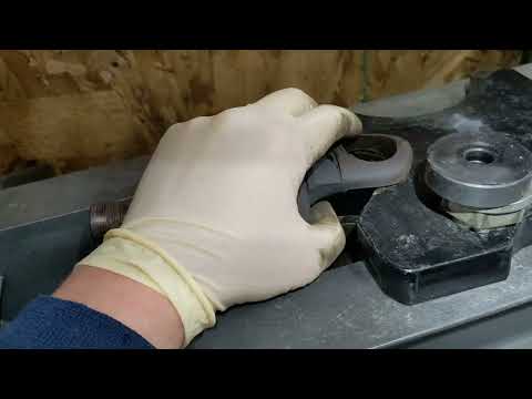 Straightening Bent axle yoke ears