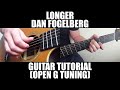Longer - Dan Fogelberg | Guitar Tutorial (Open G Tuning)