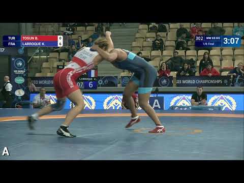 1/8 WW - 69 kg: K. LARROQUE (FRA) df. B. TOSUN (TUR) by VPO1, 11-4