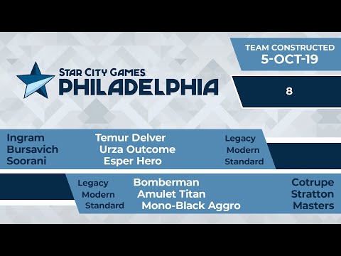 SCGPHILLY: Round 8 - Ingram, Bursavich, Soorani VS Cotrupe, Stratton, Masters | Team Constructed