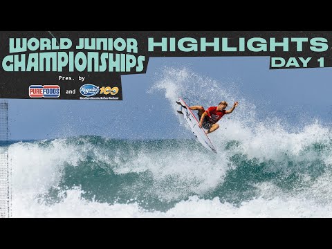 Highlights: WSL World Junior Championships Philippines presented by Purefoods and Magnolia - Day 1
