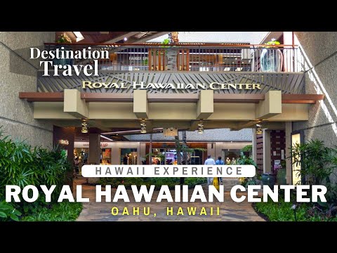 Compras de luxo no Havaí | Royal Hawaiian Shopping Center | Waikiki, Oahu | Passeio virtual a pé