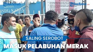 Terjadi Keributan Pemudik di Pelabuhan Merak akibat Kendaraan Saling Serobot, Polisi Turun Tangan