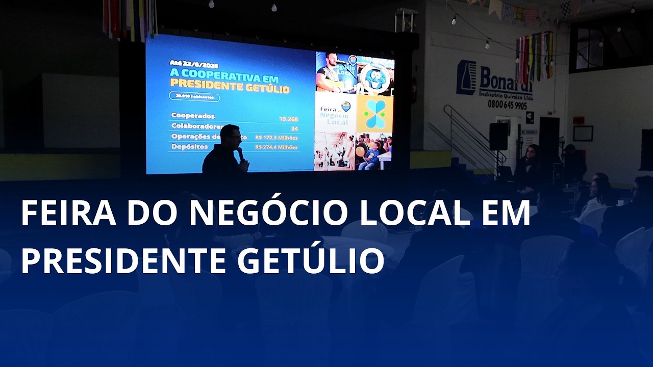 Feira do Negócio Local em Presidente Getúlio reunirá mais de 90 expositores e espera público de 5 mil pessoas