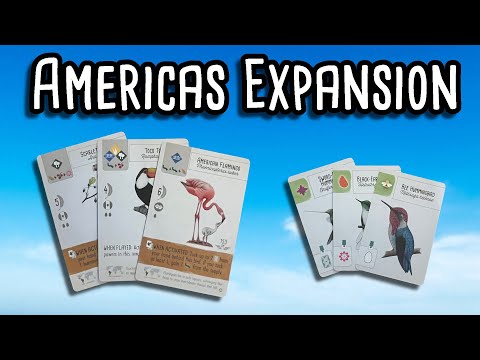 All the new birds in Wingspan Americas Expansion!