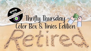 Thrifty Thursday: Color Boxes & Tinies!