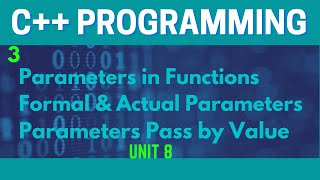 Download the video "Parameters in Functions | Formal and Actual Parameters | Parameters Pass by Value in C++(Urdu/Hindi)"