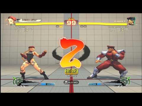 SSF4 AE 2012 Ranked: Nike5123 (Cammy) vs ThroughtQuasar35 (Bison)
