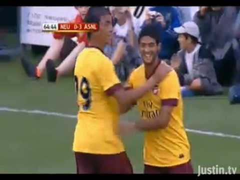 Arsenal vs SC Neusiedl 4-0 Goal Vela