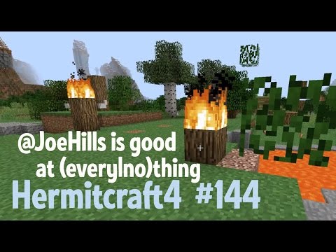 JoeHills is good at (every|no|)thing— Hermitcraft 4 ep 144