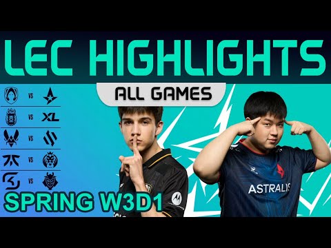 LEC Highlights Week3 Day1 LEC Spring 2023 All Games By Onivia