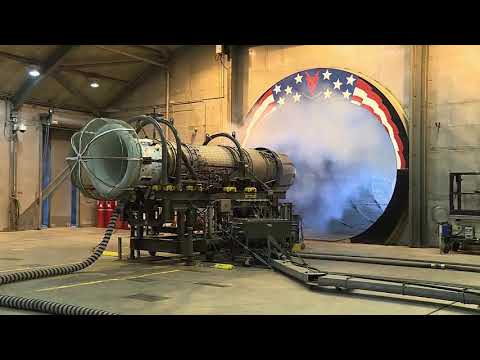 F-16 Jet Engine Test And Its Deafening Roar At Full Afterburner