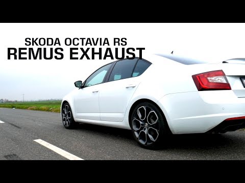 Skoda Octavia III RS with REMUS exhaust