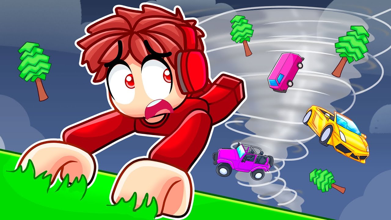 Surviving a MAX LEVEL Tornado in Roblox