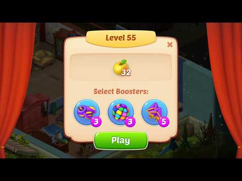 Homescapes Level 55 Walkthrough