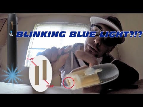 YouTube video about: What does a blue juul light mean?